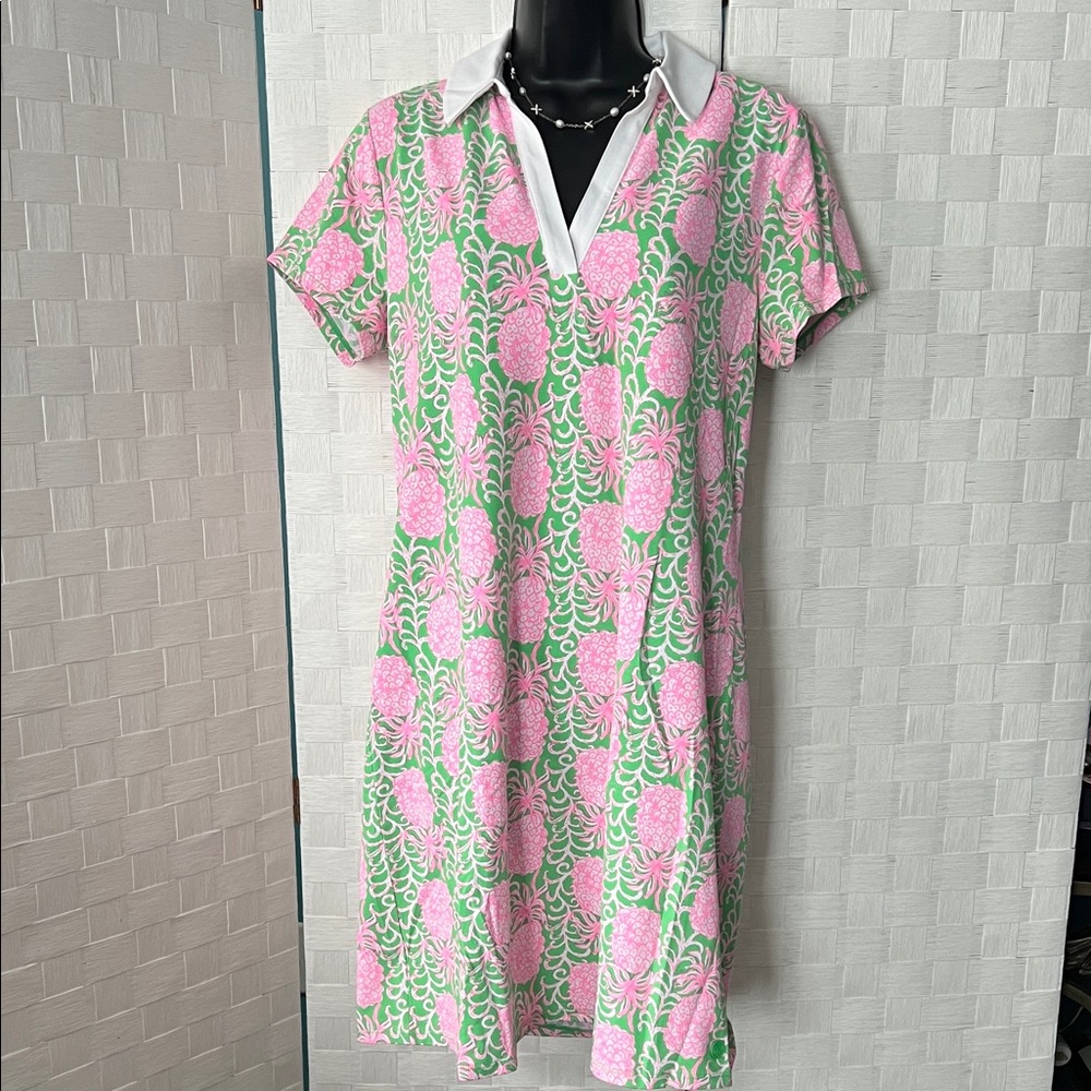 NWT $198 Lilly Pulitzer Size L Cayo Costa UPF 50 Dress $118